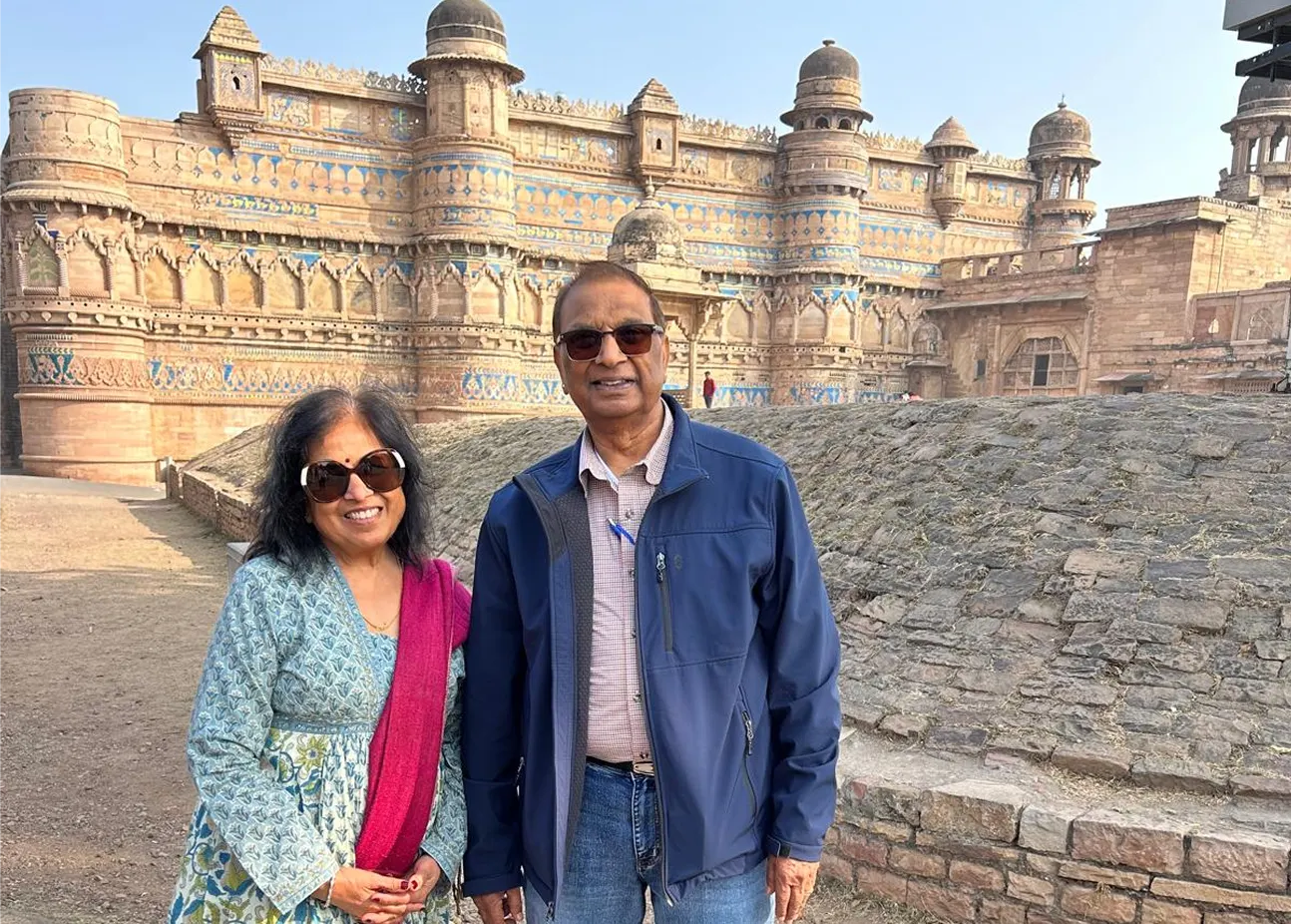 NRI couple on their golden 45-day journey with Rainbow Vacations