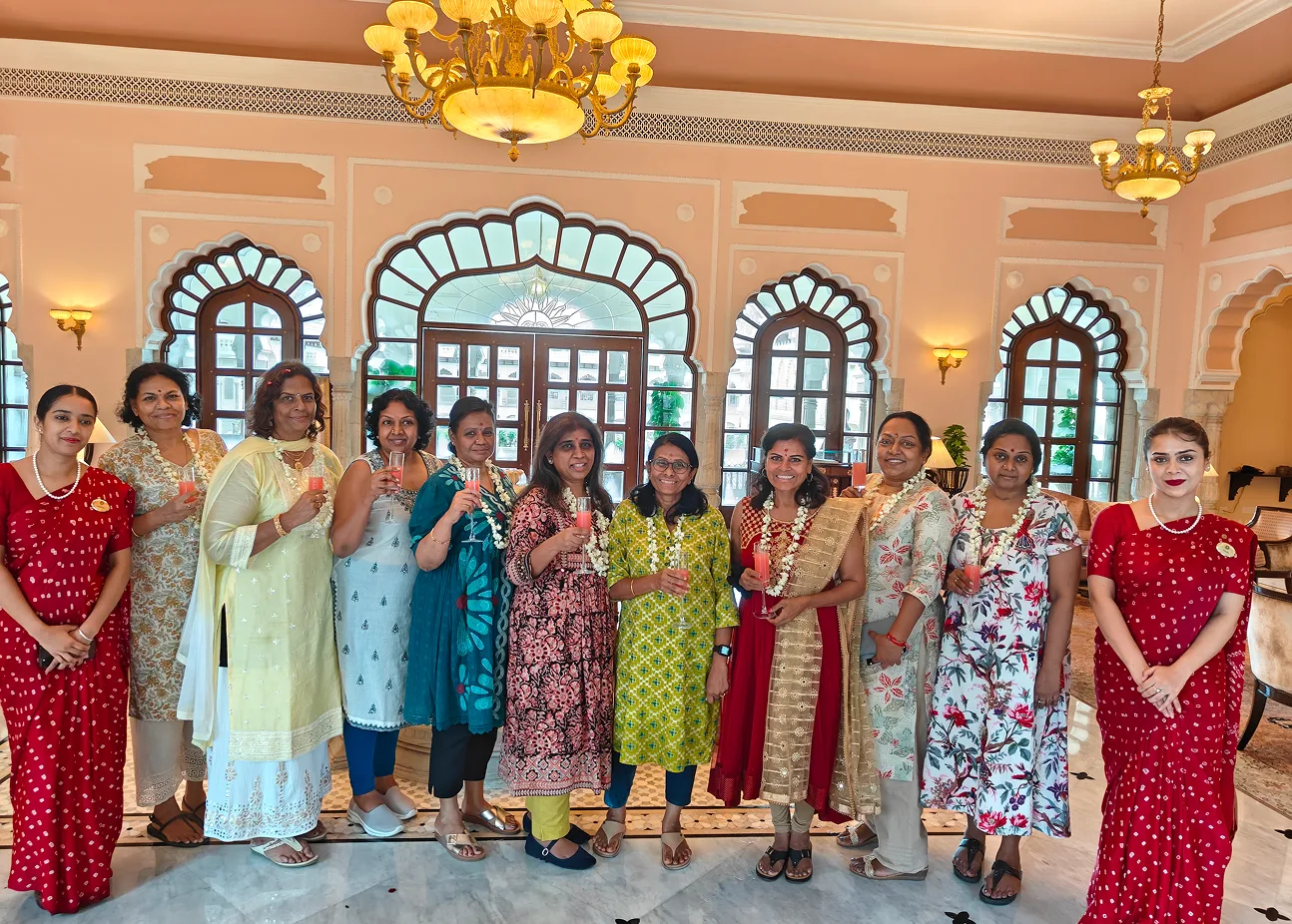 All-ladies friends group from Singapore experiencing Jaipur like princesses with Rainbow Vacations