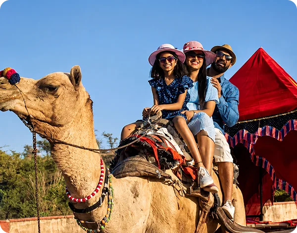 Family travelling through Rajasthan with comfort and depth